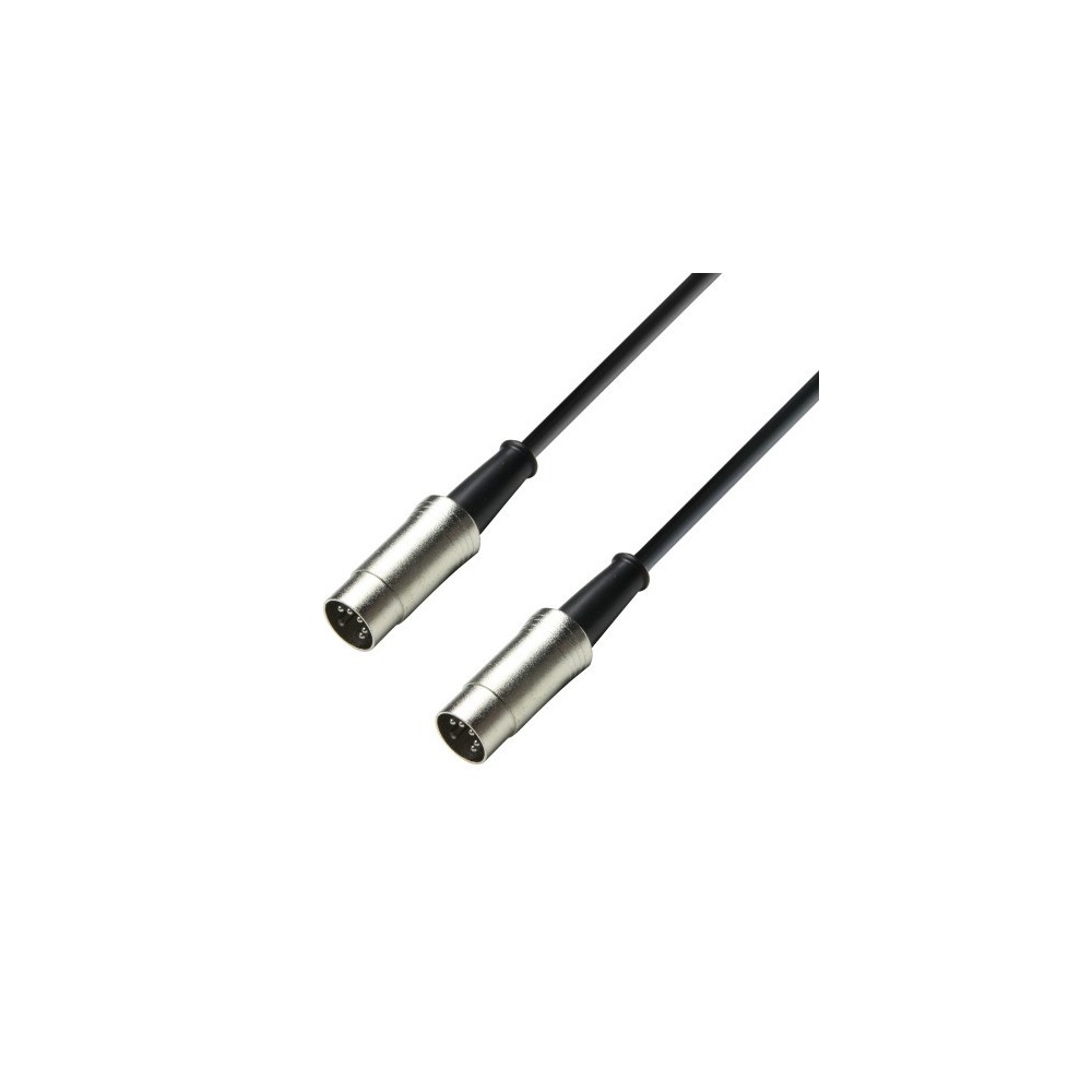 Adam Hall K3MIDI0600BLK-5 MIDI CABLE 6MT