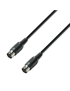 Adam Hall K3MIDI0075-BLK MIDI CABLE 0.75MT
