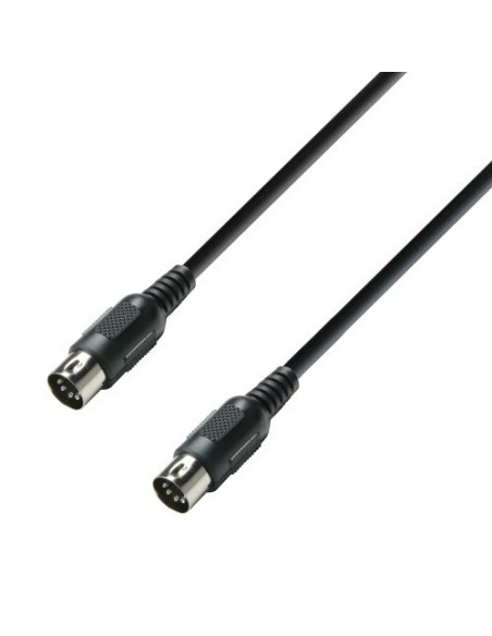 Adam Hall K3MIDI0075-BLK MIDI CABLE 0.75MT