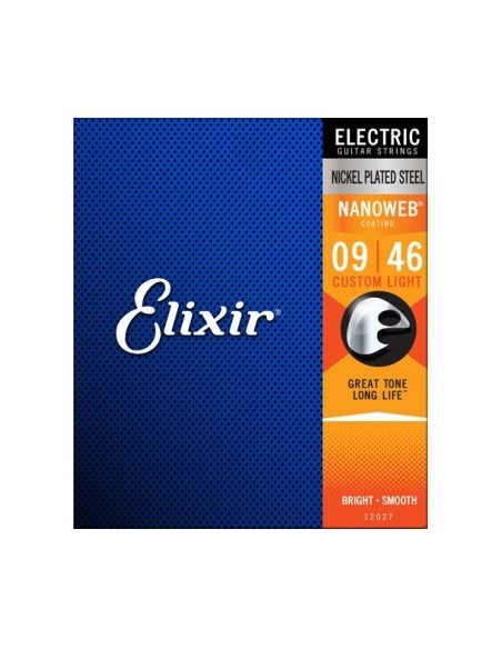 Elixir NANOWEB 12027 CUSTOM Light ELECTRIC