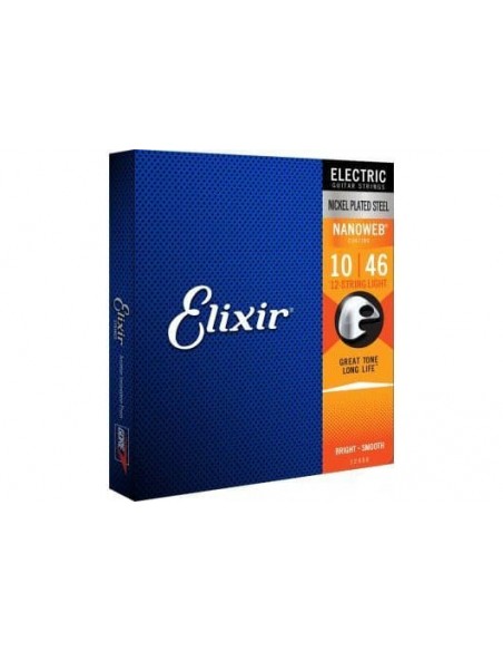 Elixir NANOWEB 12450 LIGHT ELECTRIC 12 STRING