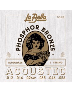 La Bella 7GPB JUEGO DE CUERDAS PARA GUITARRA ACUSTICA...