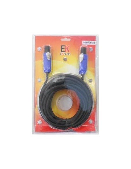 EK Audio JJ025SS9 CABLES PARA COLUMNAS SPEAKON-SPEAKON  9MTS