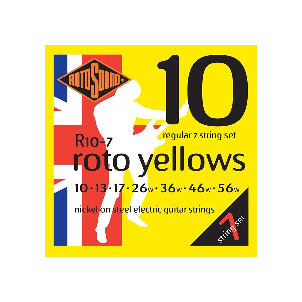 Rotosound R107 JUEGO DE 7 CUERDAS PARA GUITARRA...