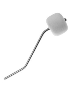 Danmar BASS DRUM PEDAL BEATER WHITE FELT CHROME