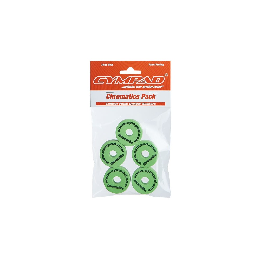 Cympad CHROMATICS SET 40/15 GREEN (5)UNI