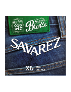 Savarez JUEGO CUERDAS GUITARRA ACUSTICA A130XL BRONCE...