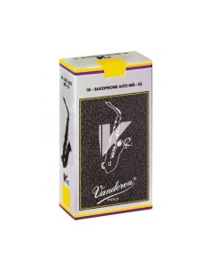 Vandoren CAJA 10 CAÑAS SAXO ALTO V-12 3½ CAJA GRIS