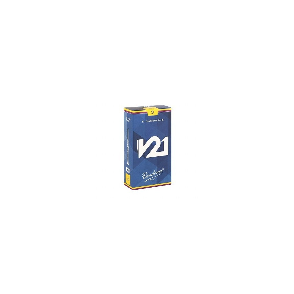Vandoren CAÑA CLARINETE V-21 4 CAJA AZUL CLARO