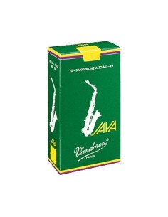 Vandoren CAJA 10 CAÑAS SAXO ALTO JAVA 3½ CAJA VERDE
