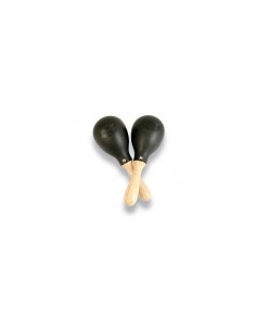 Jale PAR MARACAS COLEGIAL PLASTICO NEGRAS 133
