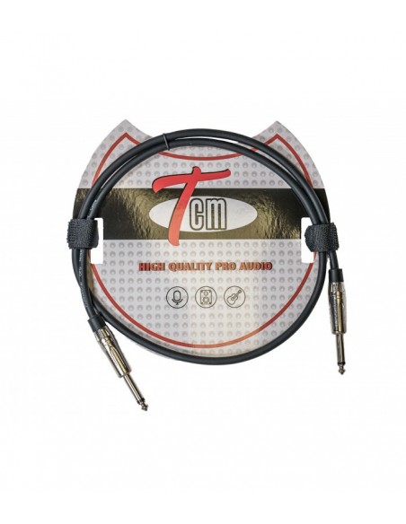 TCM CABLE JACK-JACK TCM TPJJ-1 CONECTOR NÍQUEL 1 METRO