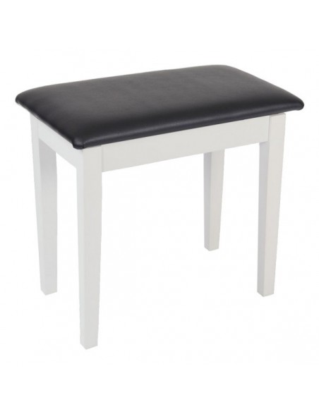 Amadeus BPRA007 BANQUETA PIANO BLANCO MATE